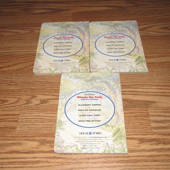 Lot of (3) Walt Disney’s WINNIE THE POOH And His Friends Kids Board Books - Picture 2 of 3